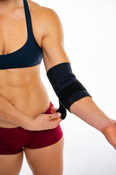 tightening contoured elbow support 